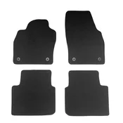 Textile car mats Škoda Kamiq 2019- (black, black edging, black thread)