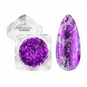 Pigment za nohte z efektom sijaja NANI Chromatic Flakes - Purple
