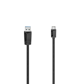HAMA USB-C kabel, USB-C utikač - USB-A utikač, USB 3.2 Gen 1, 5 Gbit/s, 1,50 m