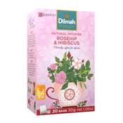 Čaj Dilmah Rosehip Hibiscus 20x1,5g