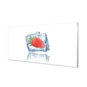 tulup.si Zidna obloga za kuhinju Strawberry ledena kocka 140x70 cm