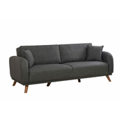 Atelier Del Sofa Raztegljiv kavč s 3 sedeži, Hera - antracit