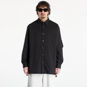Srajca Y-3 Cotton Long Sleeve Shirt Black M