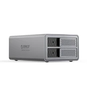 Orico Diskovni matrični sistem 9828RU3 z RAID krmilnikom za 2 diska 2,5/3,5 SATA HDD/SSD – siv