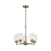 Kichler KL-WINSLOW5-NBR - Luster na lancu WINSLOW 5xE27/60W/230V mesing