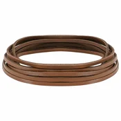 vidaXL Usnjeni trak Rjava 1000 x 0,4 cm Usnje
