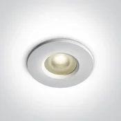 UGRADBENA SVJETILJKA 1×GU10/10W/230V IP65 BIJELA PRIZMA