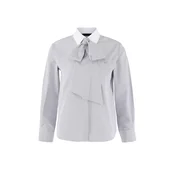 Trendyol Bluza grafit / bela