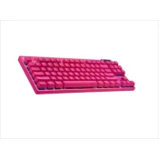 Tipkovnica Logitech G PRO X TKL Brown Tactile, Lightspeed, roza, USB, SLO g.