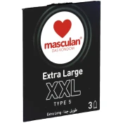 Masculan Single: Typ 5 (XXL), 3 condoms