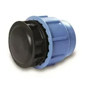 shumee PE čep 90 mm modro tesnilo PN16