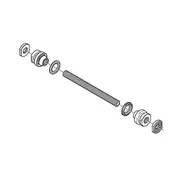 KONUS I OSOVINA ZA SHIMANO WH-R550-F 108mm
