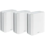ASUS ZenWifi BT10 3-pack, razširljiv usmerjevalnik WiFi7, AiMesh, 2x WAN/LAN, 1x LAN, 1x 3.0