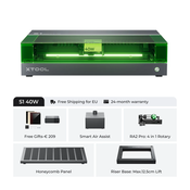 xTool S1 diodni laserski rezalnik 40W Rotary kit