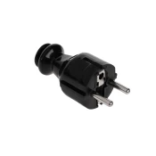 CABLETECH Ravna crna uticnica WT30-2