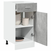 Ormaric s donjim ladicama Lyon Betonsko sivi 40x46x81,5 cm Konstruirano drvo