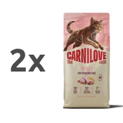 Carnilove Cat True Fresh Adult Sterilised, briketi - puran 2 x 6 kg