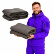 Vidaxl Preproga za šotor 300x400 cm antracitna