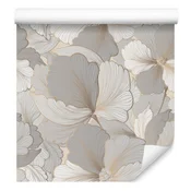 Tapeta z rožnimi listi Vintage Flowers 50x1000 cm