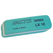 Gumica plastična LX12 soft Factis zelena-KOMAD