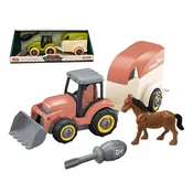 DENIS TOYS Traktor sa prikolicom, (20824063)