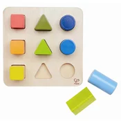 Hape Decije drvene kocke za igranje sortiranja E0426, 18m+