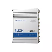 Teltonika RUTX14 4G LTE CAT12 Wi-Fi usmerjevalnik, Gigabit Ethernet, dvopasovni