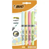 Označevalnik BIC Marking, komplet 4 pastelnih barv