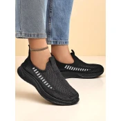 Resti Womens Slip-On Fabric Sports Shoes Sport Slip-On