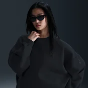 Majice Nike 24.7 ImpossiblySoft Womens Dri-FIT Oversized Crew-Neck Top Black/ Dk Smoke Grey XS