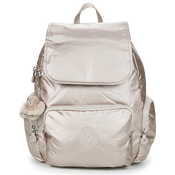 Kipling  Nahrbtniki CITY ZIP S  Srebrna