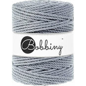 Bobbiny 3PLY Macramé Rope 5 mm 100 m Steel Vrvica