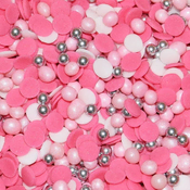 shumee Sladkorni posip beli in roza MIX 50g konfeti