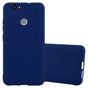 Cadorabo Cadorabo Case, združljiv s Huawei v Candy Tarmno Blue - zaščitna prevleka iz fleksibilnega silikona TPU, (20570908)