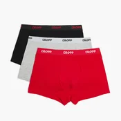 Cropp - Pakovanje od 3 para bokserica basic - Crvena