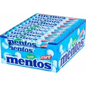 Mentos Mint žvečljivi metini bonboni v škatli 40 x 38 g