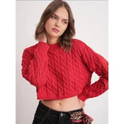 MixRay Pulover Pullover rdeča