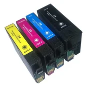 Komplet Fenix E-T1301-1304 C,M,Y in BK (3+1gratis) nadomešča kartuše Epson T1301, T1302, T1303, T1304 za tiskalnike Epson BX320FW, BX525WD, BX625FWD, BX630FW, BX935FWD, SX525WD, SX620FW - 32ml črna/18ml vsaka barvna