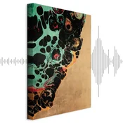 Slika - Composition of Micro Shapes (1-part) - Abstract Forms of Colors 60x90 Akusticna