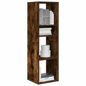 Ormaric za knjige boja dimljenog hrasta 34x31x112 cm drveni
