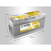 Varta Akumulator AGM Silver Dynamic, 12V, 105Ah