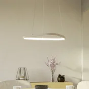 EGLO LED-visoka svetilka LEPORANO, bež, O 54 cm, CCT, kovina - Dnevna soba/jedilnica - bež, bela