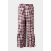 HOLLISTER Spodnji del pižame bordo/bela
