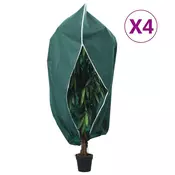 Navlake za biljke od flisa s patentom 4 kom 70 g/m2 1,2x1,8 m