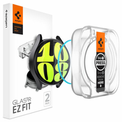 2X ZAŠČITNO STEKLO ZA URO GALAXY WATCH 7 ( 44 MM) SPIGEN GLAS.TR ”EZ-FIT” 2-PACK CLEAR