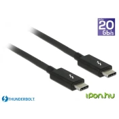 Delock Thunderbolt 3 (20 Gb/s) USB-C kabel, plug & plug, pasivni, 1,0 m, 5 A,