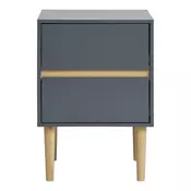House Nordic Stranska mizica, 40x35x55 cm, siva