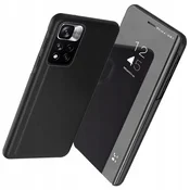 Ovitek Clear View Case za Realme C33 - črn, preklopni