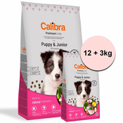 Calibra Dog Premium Line Puppy & Junior 12 + 3 kg BREZPLAČNO