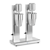 Milkshake aparat - dvojni - 2 x 1 L - 15.000 rpm - Nerjaveče jeklo